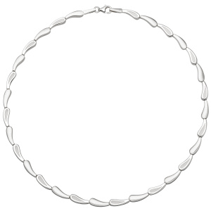 Collier Halskette 925 Sterling Silber 45 cm Kette Silberkette