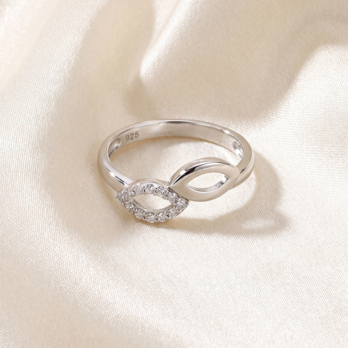Preview: Damen Ring 925 Sterling Silber 12 Zirkonia Silberring