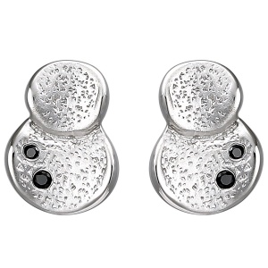 Ohrstecker 925 Sterling Silber 4 Zirkonia Ohrringe Silberohrringe