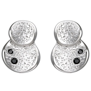 Ohrstecker 925 Sterling Silber 4 Zirkonia Ohrringe Silberohrringe