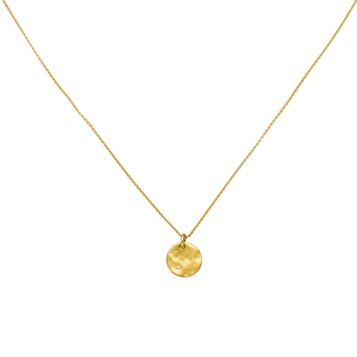 Preview: Collier 750 Gold Gelbgold matt 45 cm