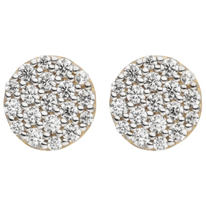 Preview: Ohrstecker 333 Gold Gelbgold 38 Zirkonia Ohrringe