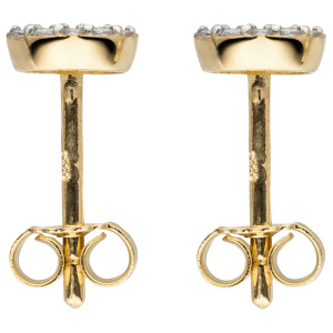 Preview: Ohrstecker 333 Gold Gelbgold 38 Zirkonia Ohrringe