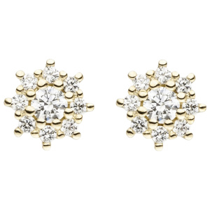 Ohrstecker 333 Gold Gelbgold 18 Zirkonia