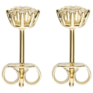 Ohrstecker 333 Gold Gelbgold 18 Zirkonia