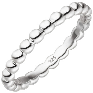 Damen Ring Kugel 925 Sterling Silber Kugelring