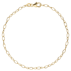 Ankerarmband weit 375 Gold Gelbgold 19 cm Armband Goldarmband