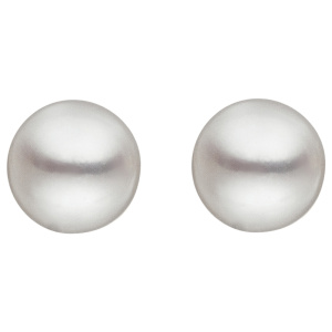 Preview: Ohrstecker 585 Gold Gelbgold 2 Süßwasser Perlen 4,5 mm