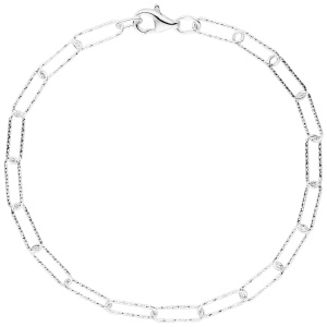 Armband 925 Sterling Silber diamantiert 19 cm Silberarmband