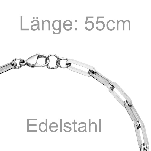 Preview: Y-Collier Halskette Edelstahl 55 cm