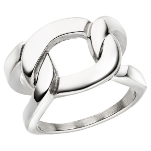 Damen Ring Edelstahl breit