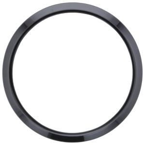 Herren Ring Edelstahl matt schwarz beschichtet
