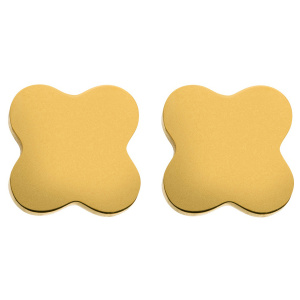 Ohrstecker Edelstahl goldfarben beschichtet Ohrringe
