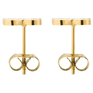 Ohrstecker Edelstahl goldfarben beschichtet Ohrringe