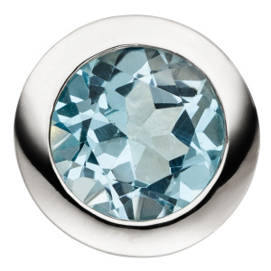 Anhänger 925 Sterling Silber 1 Blautopas hellblau blau Silberanhänger