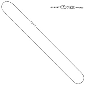 Doppel-Ankerkette 950 Platin 0,9 mm 45 cm Karabiner