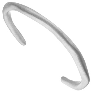 Preview: Armspange / offener Armreif 925 Sterling Silber mattiert