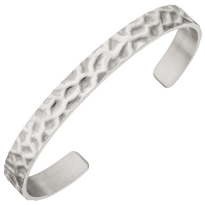 Armspange / offener Armreif 925 Sterling Silber mattiert