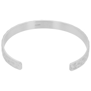 Preview: Armspange / offener Armreif 925 Sterling Silber mattiert