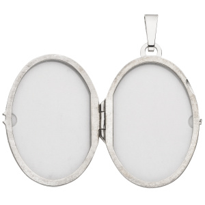 Preview: Medaillon Löwe oval 925 Sterling Silber