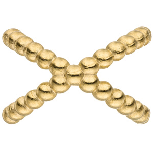 Einzel-Ohrklemme Earcuff 375 Gold Gelbgold