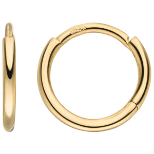 Creolen 750 Gold Gelbgold Ohrringe