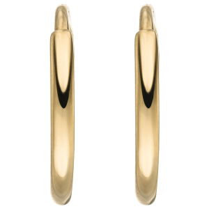 Preview: Creolen 750 Gold Gelbgold Ohrringe