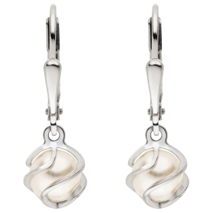 Preview: Ohrhänger 925 Sterling Silber Ohrringe Boutons Silberohrringe