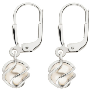 Preview: Ohrhänger 925 Sterling Silber Ohrringe Boutons Silberohrringe