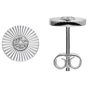Ohrstecker 925 Sterling Silber 14 Zirkonia Ohrringe Silberohrringe