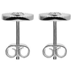 Preview: Ohrstecker 925 Sterling Silber 14 Zirkonia Ohrringe Silberohrringe