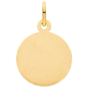 Anhänger Sternzeichen Krebs rund 333 Gold Gelbgold matt