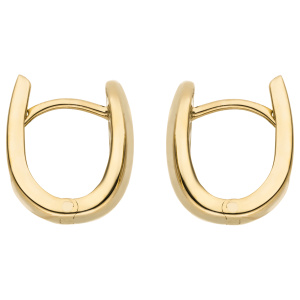 Preview: Creolen 333 Gold Gelbgold Ohrringe Goldcreolen Goldohrringe