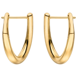Preview: Creolen 333 Gold Gelbgold Ohrringe Goldcreolen Goldohrringe