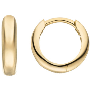 Creolen 333 Gold Gelbgold Ohrringe Goldcreolen Goldohrringe