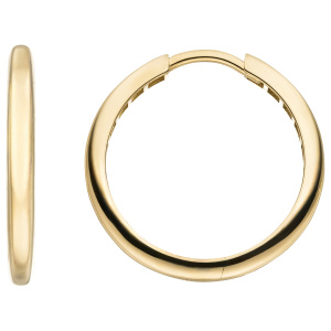 Creolen 333 Gold Gelbgold Ohrringe Goldcreolen Goldohrringe