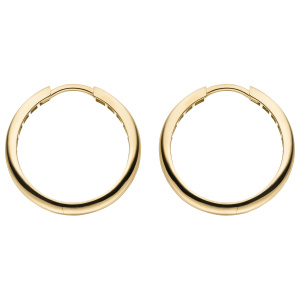 Preview: Creolen 333 Gold Gelbgold Ohrringe Goldcreolen Goldohrringe