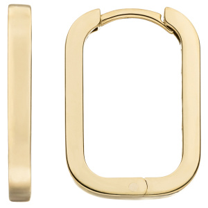 Creolen 333 Gold Gelbgold Ohrringe Goldcreolen Goldohrringe