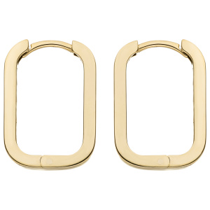 Creolen 333 Gold Gelbgold Ohrringe Goldcreolen Goldohrringe