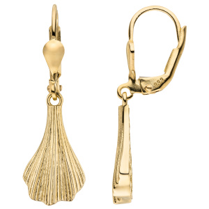 Ohrhänger 333 Gold Gelbgold Ohrringe Boutons Goldohrringe