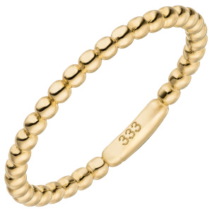 Damen Ring Kugel Kugelring 333 Gold Gelbgold Goldring