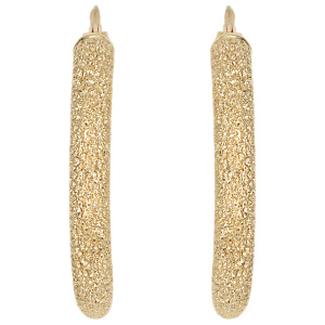 Preview: Creolen 585 Gold Gelbgold Ohrringe Goldcreolen Goldohrringe