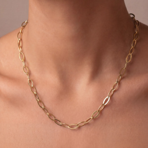 Collier 925 Sterling Silber vergoldet 45 cm
