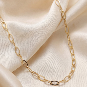 Collier 925 Sterling Silber vergoldet 45 cm