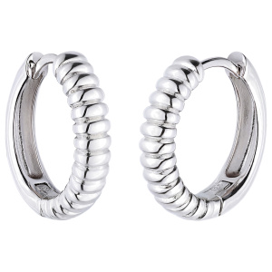 Preview: Creolen 925 Sterling Silber Ohrringe