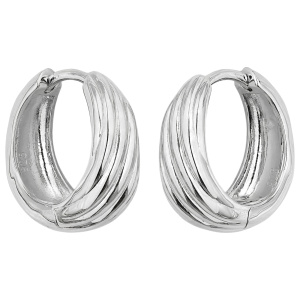Preview: Creolen 925 Sterling Silber Ohrringe