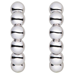 Creolen Kugeln 925 Sterling Silber Ohrringe