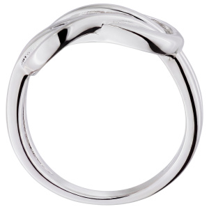 Preview: Damen Ring Schlaufe 925 Sterling Silber Silberring