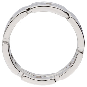 Preview: Damen Ring breit 925 Sterling Silber Silberring