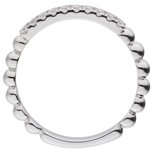 Damen Ring 925 Sterling Silber 20 Zirkonia Silberring